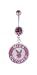 Miss October Bunny Belly Ring