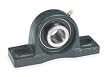 Dayton 3FDC3 Mounted Ball Bearing, Pillow, 1 In Bore