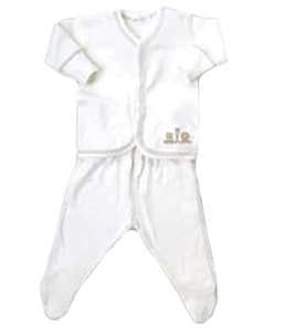 Under the Nile Organic Cotton Cardigan With Footed Pant Au Naturelle 3-9 Months (6 - 9 Months)