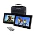 Nextbase Click 9 Duo Deluxe Tragbare DVD Player (22,5 cm (9 Zoll) TFT Display, Kartenslots) inkl. Monitor