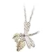 Black Hills Gold Necklace - Dragon Fly title=