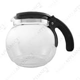 Capresso 4449.01 Coffeemaker 12 Cup Glass Carafe with Lid, Black by Capresso