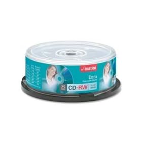 25pk 4x CD-Rw 700mb/80min Spindle