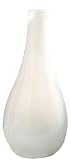 Tag Handcrafted Opaline Short Teardrop Vase, 13.5-Inches Tall