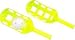 Unique throwing and catching game with sure grip handle design... Set contains 2 scoops, 1 softball size funball.