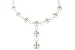 14K White Gold 1.55ct. Multi Sapphire Diamond Necklace