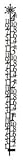 4 ft Snowflake Snow Gauge