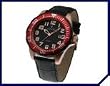 Exclusive Jacques du Manoir Baracuda Rose Gold, Black and Red Men's Watch-Designed and Made 100% in Switzerland
