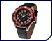 Exclusive Jacques du Manoir Baracuda Rose Gold, Black and Red Men's Watch-Designed and Made 100% in Switzerland