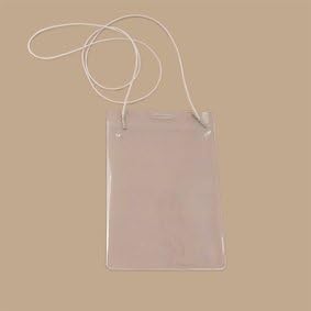 3" x 4" Easy Access Holder - Elastic Cord - 50 per pkg