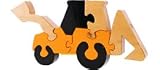 Wooden JCB Backhoe Puzzle