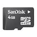 Sandisk 4GB MicroSDHC  Memory Card with SD Adapter (BULK Packaging)