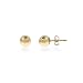 Eve's Addiction Mens 6mm 14K Gold Filled Bead Earrings