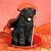 Labrador Retriever, Black Tiny Ones Dog Devil (2 1/2 in)