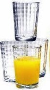 Circleware Windowpane Juice Glasses - Set of 6