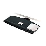Knob Adjust Keyboard Tray, 25-1/2 x 11-1/2, Black
