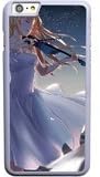 ZAE Made Phone Case with Free Screen Protector [Tempered Glass] Your Lie In April Kaori Miyazono Blonde Dress Long Hair Violin Cover White Case for iPhone 6 6S 4.7 inch BBF-47426
