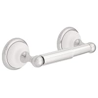 Franklin Brass 126883 Bellini Toilet Paper Holder, Polished Chrome And White