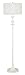 Kenroy Home 21034WH Claiborne Floor Lamp, Gloss White
