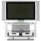 BDI Icon-9424(Silver) Icon Series TV Stand - Silver