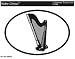 HARP Oval Bumper Sticker