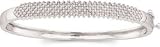 5/8ctw Round Diamond Pyramid Bangle