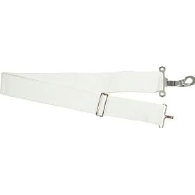 Belmonte Genuine Leather Parade Drum Sling - White by 