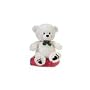 19"" White Christmas Cuddle Bear With Paw Print Case Pack 8 412600
