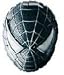 Black Spiderman Mask  27 Inch Supershape Foil Balloon