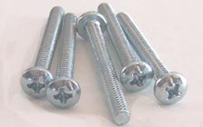 1/4-20 X 4 1/2 Machine Screws / Phillips / Round Head / Steel / Zinc / 200 Pc. Carton