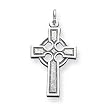 Sterling Silver Celtic & Iona Cross with 20 Inch Sterling Silver Chain