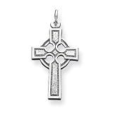 Sterling Silver Celtic & Iona Cross with 20 Inch Sterling Silver Chain