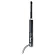 Shakespeare 5206-BL-C VHF 8' Black Antenna with Chrome Errule
