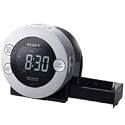 Sony ICF-C7IP Clock Radio for iPod and iPhone with Hidden Sliding Dock Tray