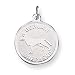 Sterling Silver German Shepherd Disc Charm