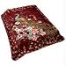Wyndham House Peacock Print Blanket