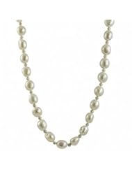 18 Sterling Silver 11-12mm Baroque Freshwater Pearl & Bead Necklace