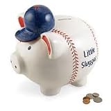 Mud Pie Baby All Boy Little Slugger Ceramic Piggy Bank