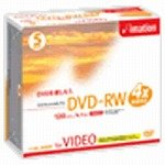 イメーション DVD-RW 4.7GB ビデオ用 5枚パック DV-RW 120VBDx5の画像