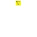 Brady 98171, Marking Flags, 4" Height x 5" Width, Black on Yellow, Legend "Buried Gas Line"  (100 per Package)