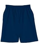 Anvil-Cotton Deluxe Shorts with Pockets~Navy Blue~Adult-MD