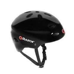 Razor V-17 Youth Multi-Sport Helmet (Black Gloss)