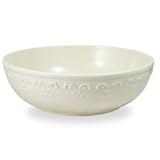 Scroll Ivory Serving Bowl