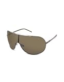 Christian Dior - Christian Dior Logo Metal Aviator Shield Sunglasses khaki/brown