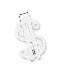 Sterling Silver Dollar Sign Money Clip
