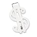Sterling Silver Dollar Sign Money Clip