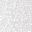 Faceted Beads, 8mm, White OP, 480pc Pkg