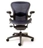 Aeron Fully Loaded w/Lumbar Tuxedo Chair By Herman Miller