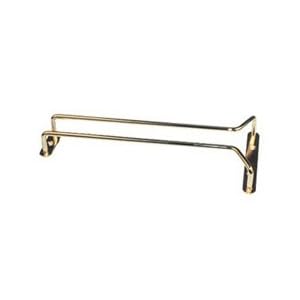 10'' Wire Glass Hanger, Brass Plated by 