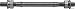 All-City 120mm Rear Track Hub Axle Set